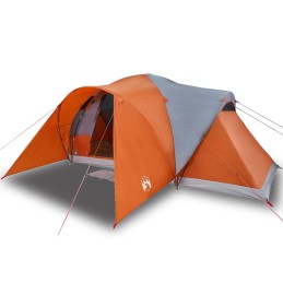 Acquista Tenda da Campeggio a Cupola 6 Persone Grigio e Arancione con riferimento GHV-4009469 della ditta 
