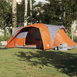 Acquista Tenda da Campeggio a Cupola 6 Persone Grigio e Arancione con riferimento GHV-4009469 della ditta 