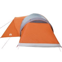 Acquista Tenda da Campeggio a Cupola 6 Persone Grigio e Arancione con riferimento GHV-4009469 della ditta 