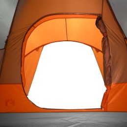 Acquista Tenda da Campeggio a Cupola 6 Persone Grigio e Arancione con riferimento GHV-4009469 della ditta 