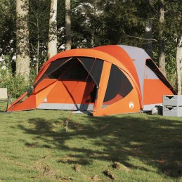 Acquista Tenda Familiare a Tunnel 6Persone Grigia Arancione Impermeabile con riferimento GHV-4009460 della ditta 