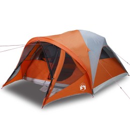 Acquista Tenda Familiare a Tunnel 6Persone Grigia Arancione Impermeabile con riferimento GHV-4009460 della ditta 