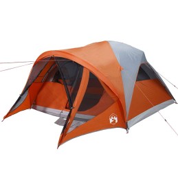 Acquista Tenda Familiare a Tunnel 6Persone Grigia Arancione Impermeabile con riferimento GHV-4009460 della ditta 