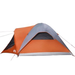 Acquista Tenda Familiare a Tunnel 6Persone Grigia Arancione Impermeabile con riferimento GHV-4009460 della ditta 