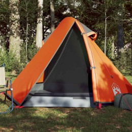 Acquista Tenda da Campeggio a Cupola 2 Persone Grigio e Arancione con riferimento GHV-94321 della ditta 