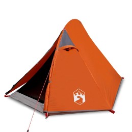 Acquista Tenda da Campeggio a Cupola 2 Persone Grigio e Arancione con riferimento GHV-94321 della ditta 