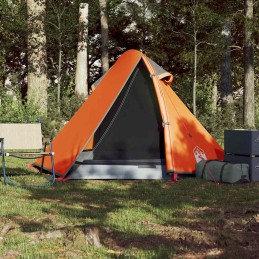 Acquista Tenda da Campeggio a Cupola 2 Persone Grigio e Arancione con riferimento GHV-94321 della ditta 