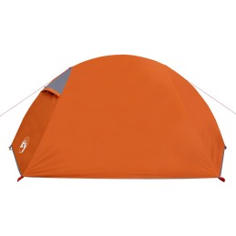 Acquista Tenda da Campeggio a Cupola 2 Persone Grigio e Arancione con riferimento GHV-94321 della ditta 