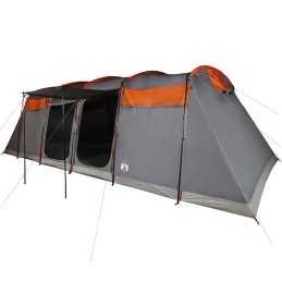Acquista Tenda Familiare a Tunnel 8Persone Grigia Arancione Impermeabile con riferimento GHV-94618 della ditta 