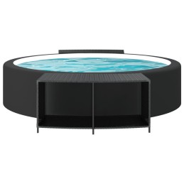 Acquista Scaffali Portaoggetti 2 pz in Polyrattan Nero con riferimento GHV-362264 della ditta 