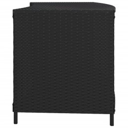 Acquista Scaffali Portaoggetti 2 pz in Polyrattan Nero con riferimento GHV-362264 della ditta 