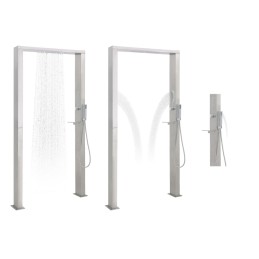 Acquista Doccia da Giardino in Acciaio Inox a Doppio Getto con riferimento GHV-48201 della ditta 