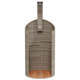 Acquista Doccia Esterno Grigia 100x100x241,5cm Polyrattan e Legno Acacia con riferimento GHV-368213 della ditta 