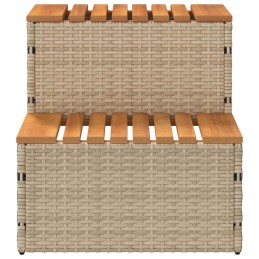 Acquista Bordo per Vasca Idromassaggio Beige Polyrattan&Massello Acacia con riferimento GHV-4103942 della ditta 