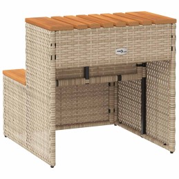 Acquista Bordo per Vasca Idromassaggio Beige Polyrattan&Massello Acacia con riferimento GHV-4103942 della ditta 