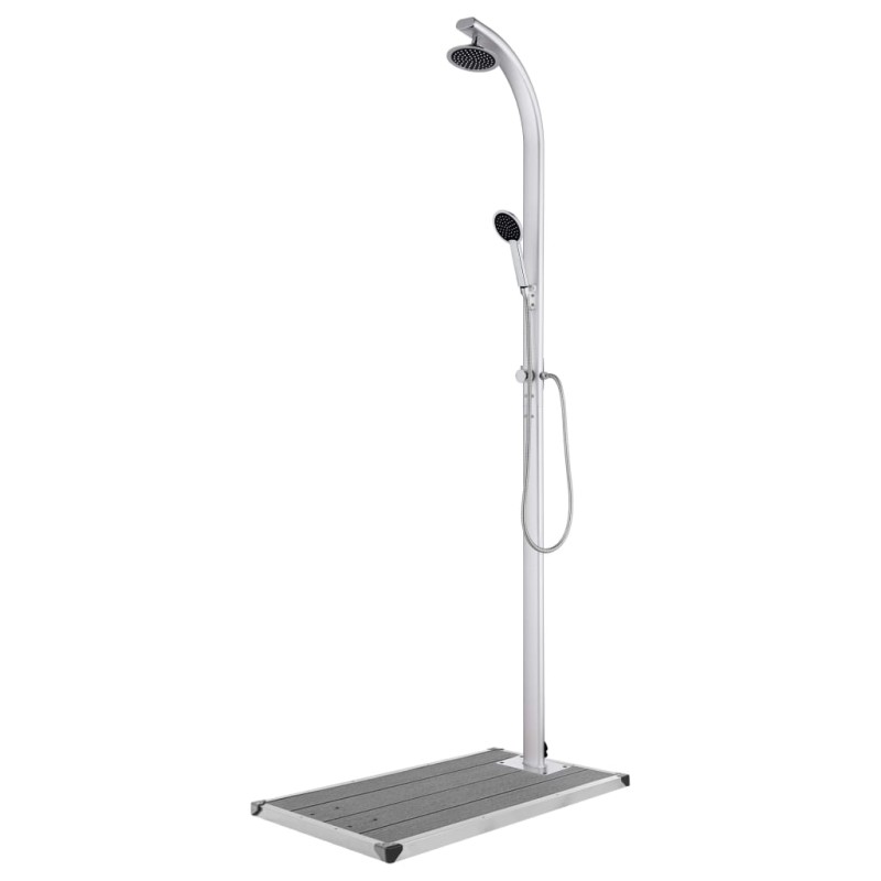 Acquista Doccia da Giardino con Base Grigia 220 cm in Alluminio con riferimento GHV-3070796 della ditta 