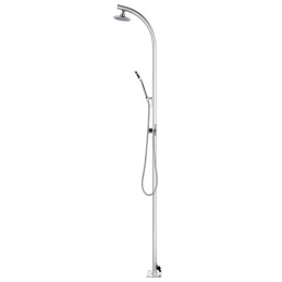 Acquista Doccia da Giardino con Base Grigia 220 cm in Alluminio con riferimento GHV-3070796 della ditta 