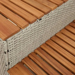 Acquista Bordo per Vasca Idromassaggio Polyrattan&Massello Acacia con riferimento GHV-4103943 della ditta 