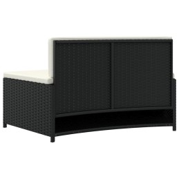 Acquista Panche per Spa con Cuscini 2 pz in Polyrattan Nero con riferimento GHV-362262 della ditta 