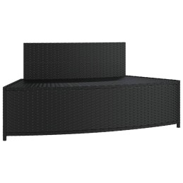 Acquista Panche per Spa con Cuscini 2 pz in Polyrattan Nero con riferimento GHV-362262 della ditta 