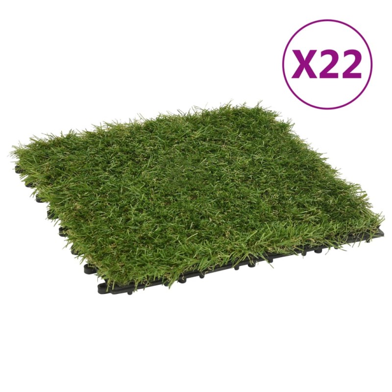 Acquista Piastrelle in Erba Sintetica 22 pz 30x30 cm Verde con riferimento GHV-149031 della ditta 