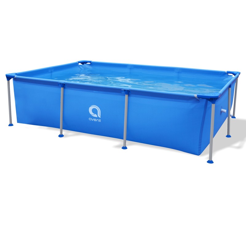 Acquista Piscina Fuoriterra Rettangolare con Struttura in Acciaio Avenli Cm 258x179x66 con Predisposizione Pompa Filtro con riferimento 17805 della ditta FREEBIE