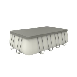 Acquista Piscina Fuoriterra Rettangolare con Struttura in Acciaio Avenli 17728-1EU 549x305x122cm Pompa a Sabbia, Scala e Teli Inclusi con riferimento 17728-1EU della ditta FREEBIE