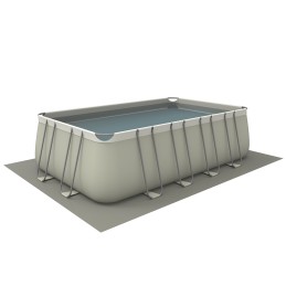 Acquista Piscina Fuoriterra Rettangolare con Struttura in Acciaio Avenli 17728-1EU 549x305x122cm Pompa a Sabbia, Scala e Teli Inclusi con riferimento 17728-1EU della ditta FREEBIE