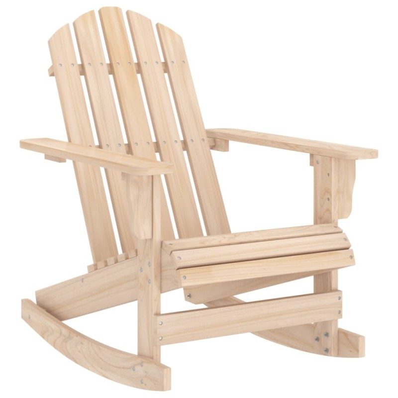 Acquista Sedia a Dondolo Giardino Adirondack in Legno Massello di Abete con riferimento GHV-315882 della ditta 