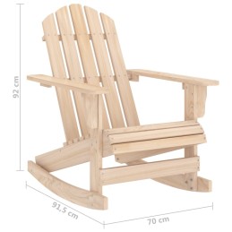 Acquista Sedia a Dondolo Giardino Adirondack in Legno Massello di Abete con riferimento GHV-315882 della ditta 