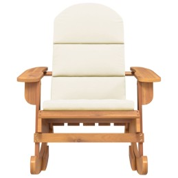 Acquista Sedia a Dondolo Adirondack con Cuscini Legno Massello di Acacia con riferimento GHV-360036 della ditta 