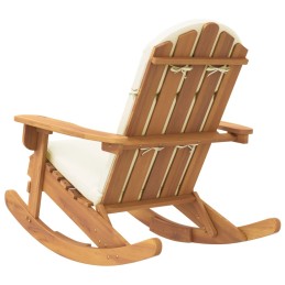 Acquista Sedia a Dondolo Adirondack con Cuscini Legno Massello di Acacia con riferimento GHV-360036 della ditta 