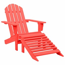 Acquista Sedia Giardino Adirondack con Ottomana Massello di Abete Rossa con riferimento GHV-315863 della ditta 