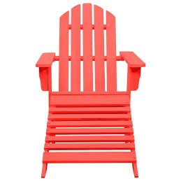 Acquista Sedia Giardino Adirondack con Ottomana Massello di Abete Rossa con riferimento GHV-315863 della ditta 