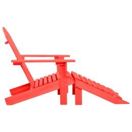 Acquista Sedia Giardino Adirondack con Ottomana Massello di Abete Rossa con riferimento GHV-315863 della ditta 