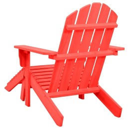 Acquista Sedia Giardino Adirondack con Ottomana Massello di Abete Rossa con riferimento GHV-315863 della ditta 