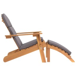 Acquista Sedia Adirondack Giardino con Poggiapiedi Legno Massello Acacia con riferimento GHV-360034 della ditta 