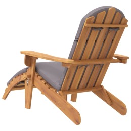 Acquista Sedia Adirondack Giardino con Poggiapiedi Legno Massello Acacia con riferimento GHV-360034 della ditta 