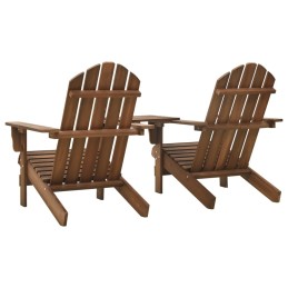 Acquista Sedie da Giardino Adirondack con Tavolino Legno Abete Marrone con riferimento GHV-310069 della ditta 