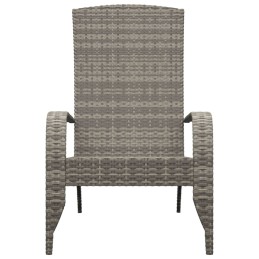 Acquista Sedia Adirondack da Giardino Grigia in Polyrattan con riferimento GHV-319695 della ditta 