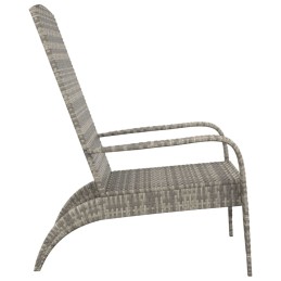 Acquista Sedia Adirondack da Giardino Grigia in Polyrattan con riferimento GHV-319695 della ditta 