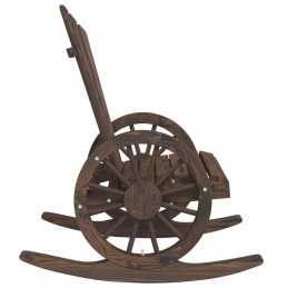 Acquista Sedia a Dondolo Adirondack in Legno Massello di Abete con riferimento GHV-365094 della ditta 