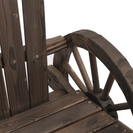 Acquista Sedia a Dondolo Adirondack in Legno Massello di Abete con riferimento GHV-365094 della ditta 