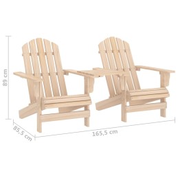 Acquista Sedie da Giardino Adirondack con Tavolino in Legno Abete con riferimento GHV-315892 della ditta 