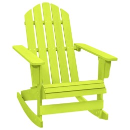 Acquista Sedia a Dondolo Giardino Adirondack in Legno di Abete Verde con riferimento GHV-315886 della ditta 