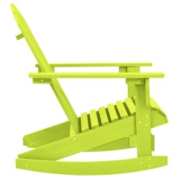 Acquista Sedia a Dondolo Giardino Adirondack in Legno di Abete Verde con riferimento GHV-315886 della ditta 