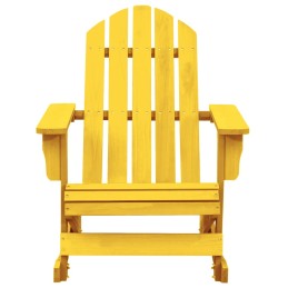 Acquista Sedia a Dondolo Adirondack in Legno Massello di Abete Gialla con riferimento GHV-315884 della ditta 