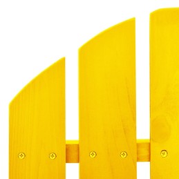 Acquista Sedia a Dondolo Adirondack in Legno Massello di Abete Gialla con riferimento GHV-315884 della ditta 