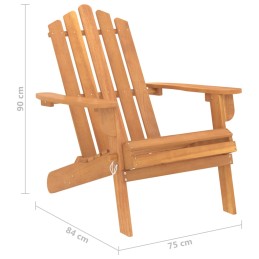 Acquista Sedia da Giardino Adirondack in Legno Massello di Acacia con riferimento GHV-316830 della ditta 
