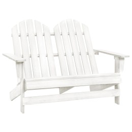 Acquista Sedia da Giardino Adirondack a 2 Posti in Legno di Abete Bianca con riferimento GHV-315899 della ditta 